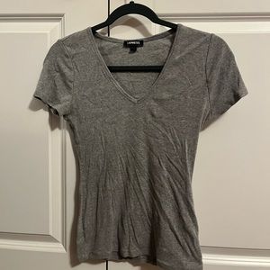 Grey Vneck